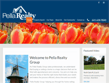 Tablet Screenshot of pellarealty.com